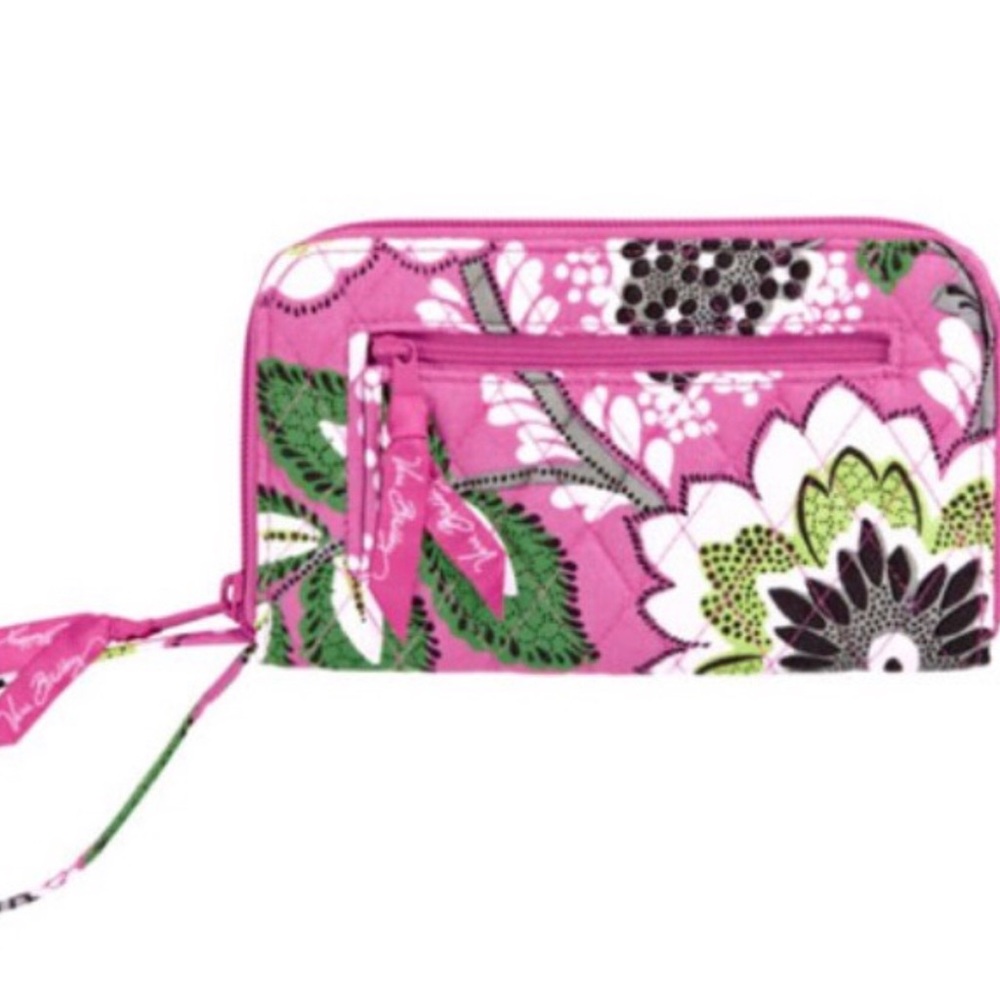 Vera Bradley Zip Around Wallet Priscilla Pink NWT